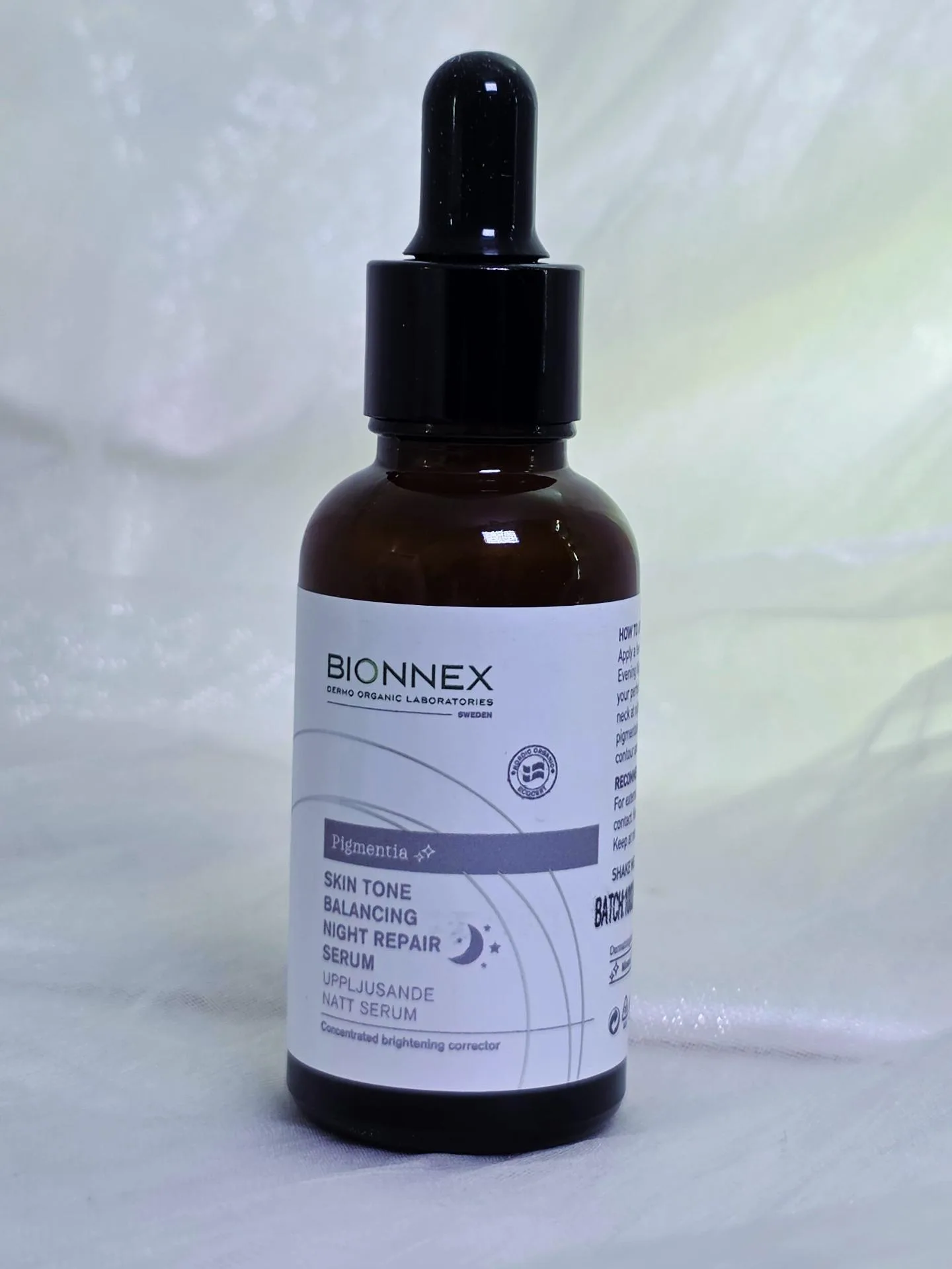 سيروم بيونكس بيجمنتيا الليلي المكثف لتوازن لون البشرة وتصحيح التصبغات (BIONNEX Pigmentia Skin Tone Balancing Night Repair Serum)