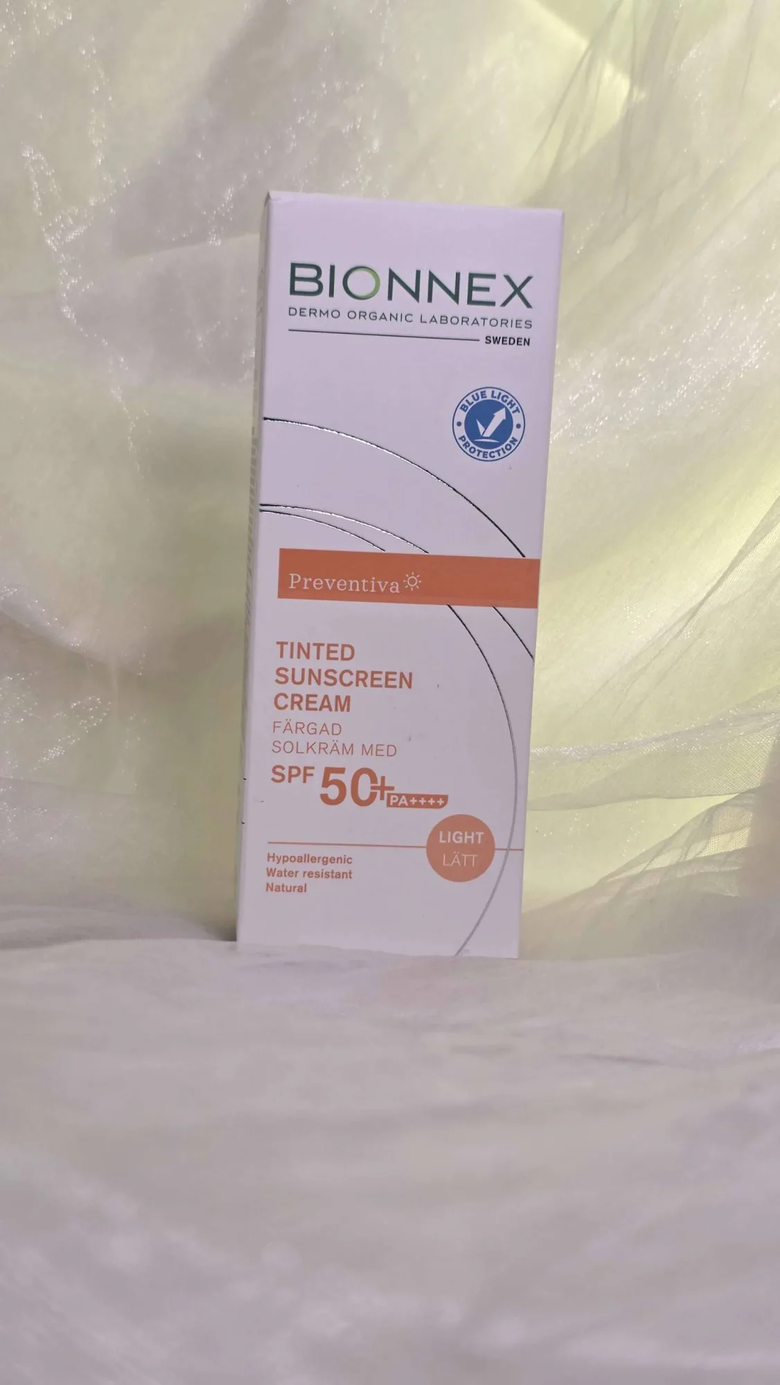 كريم بيونكس بريفينتيفا الطبي واقي الشمس الملون (درجة فاتحة) SPF 50+ (BIONNEX Preventiva Tinted Sunscreen Cream SPF 50+ - Light)
