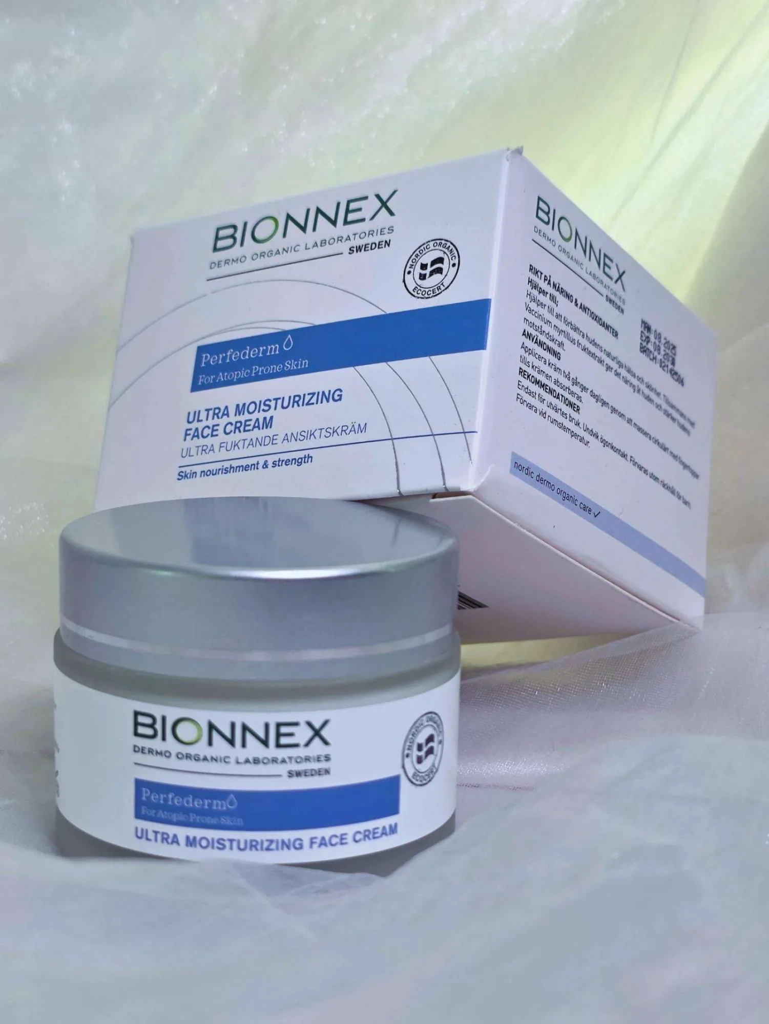 كريم بيونكس بيرفيديرم الطبي فائق الترطيب للوجه (للبشرة الجافة والحساسة) (BIONNEX Perfederm Ultra Moisturizing Face Cream)