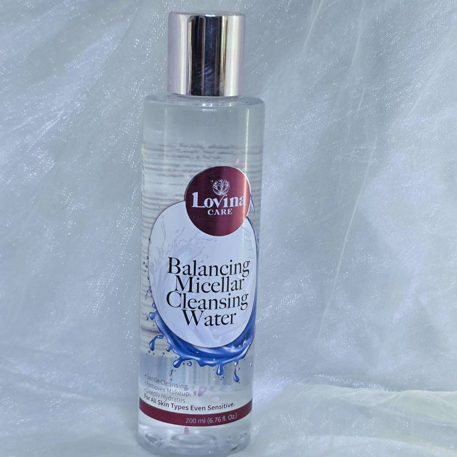 ماء الميسيلار المنظف والمرطب لجميع أنواع البشرة من لوفينا كير (Lovina Care Balancing Micellar Cleansing Water)