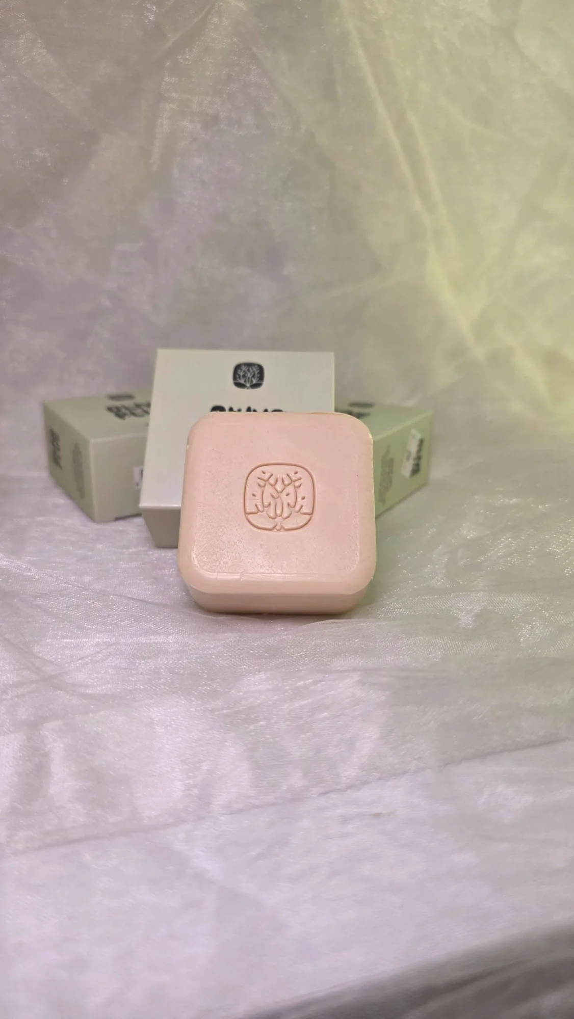 صابون الشبة العضوي لتفتيح وشد المناطق الحساسة من أوليف بلس (Olive Plus Organic Alum Soap)