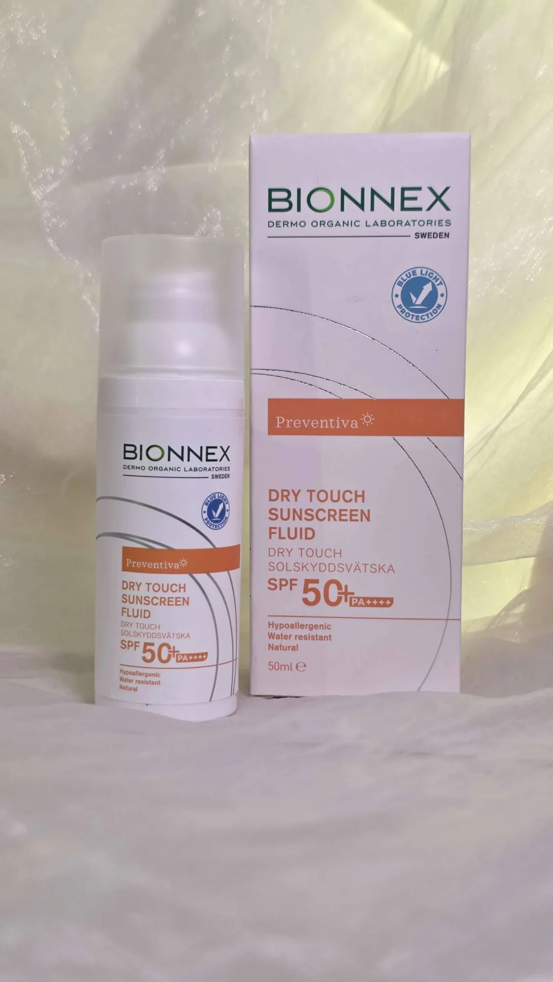 سائل بيونكس بريفينتيفا الطبي واقي الشمس ذو الملمس الجاف (للبشرة الدهنية والمختلطة) SPF 50+ (BIONNEX Preventiva Dry Touch Sunscreen Fluid SPF 50+)