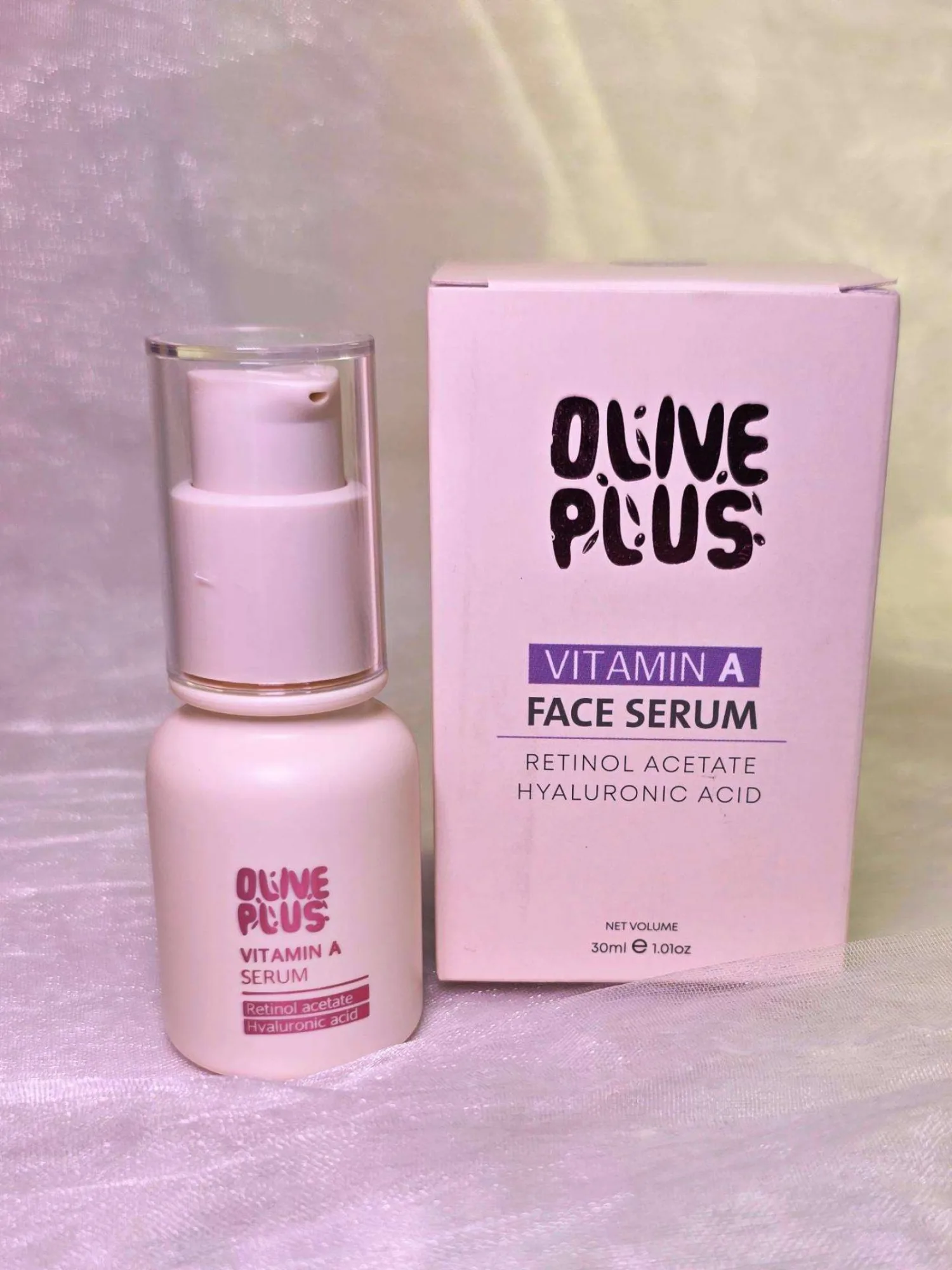 سيروم فيتامين أ (الريتينول) لتجديد البشرة ومكافحة التجاعيد من أوليف بلس (Olive Plus Vitamin A Face Serum - Retinol)