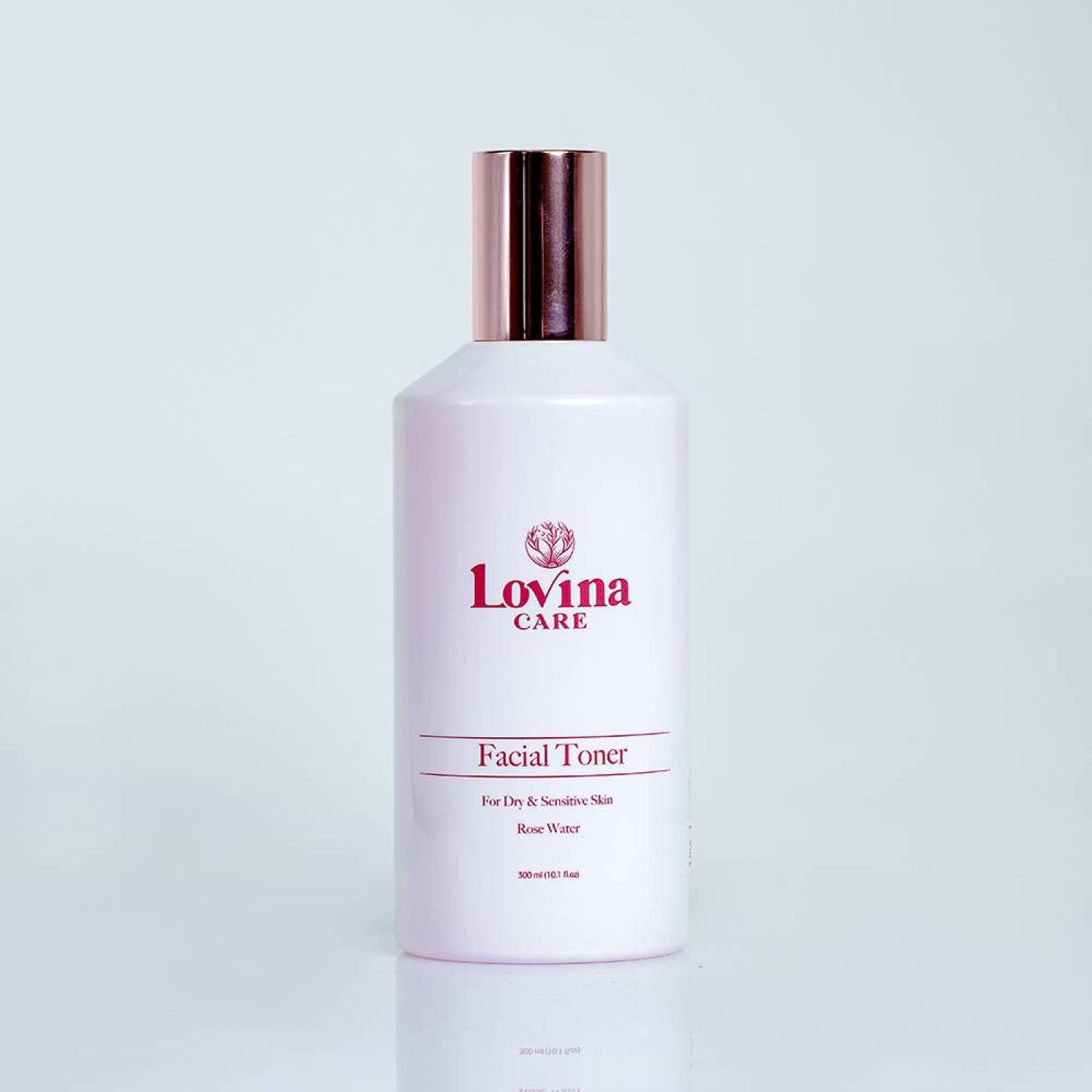 تونر ماء الورد المنعش للبشرة الجافة والحساسة