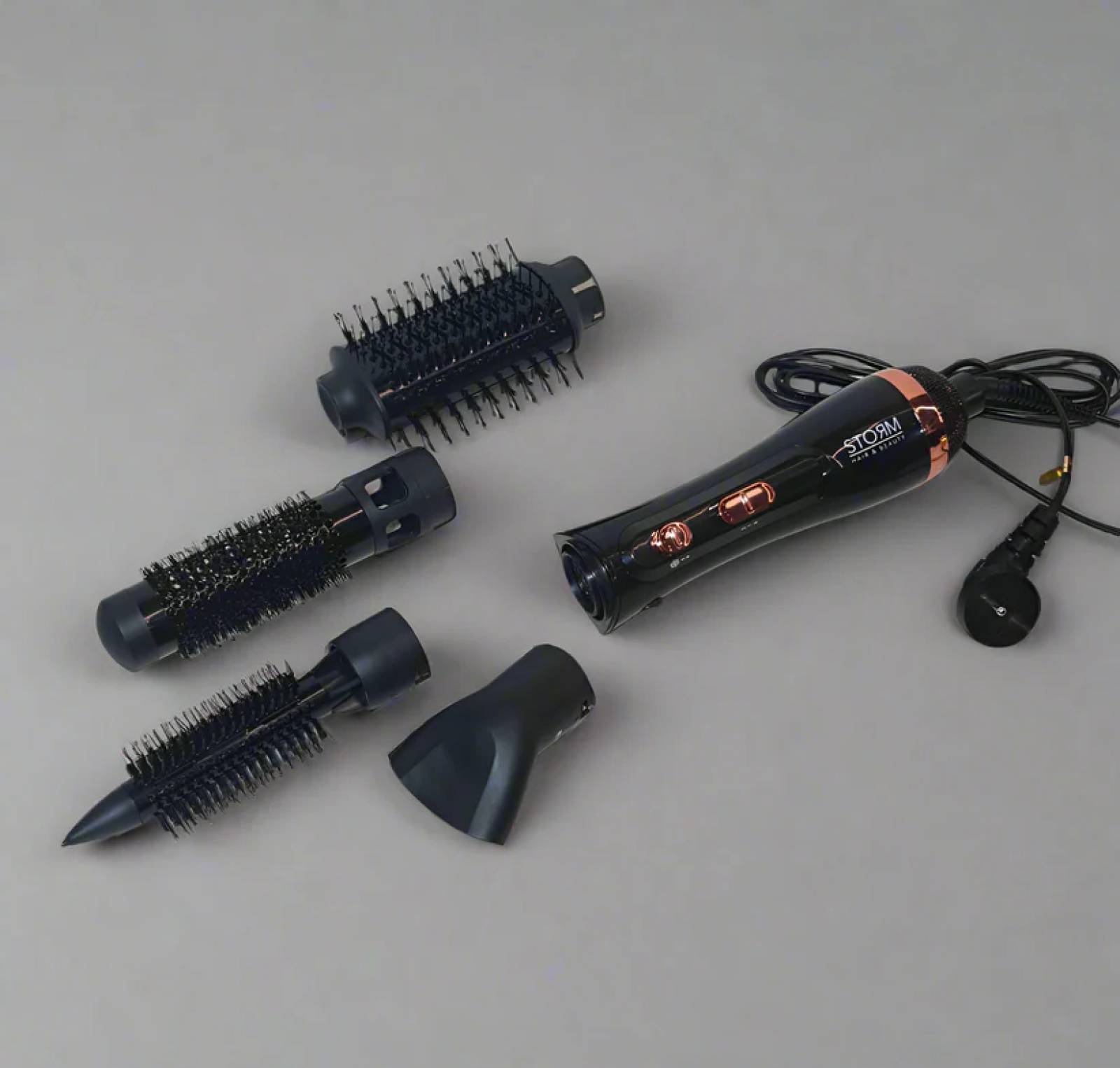 مصفف شعر احترافي 4 في 1 لتجفيف وتمليس وتمويج