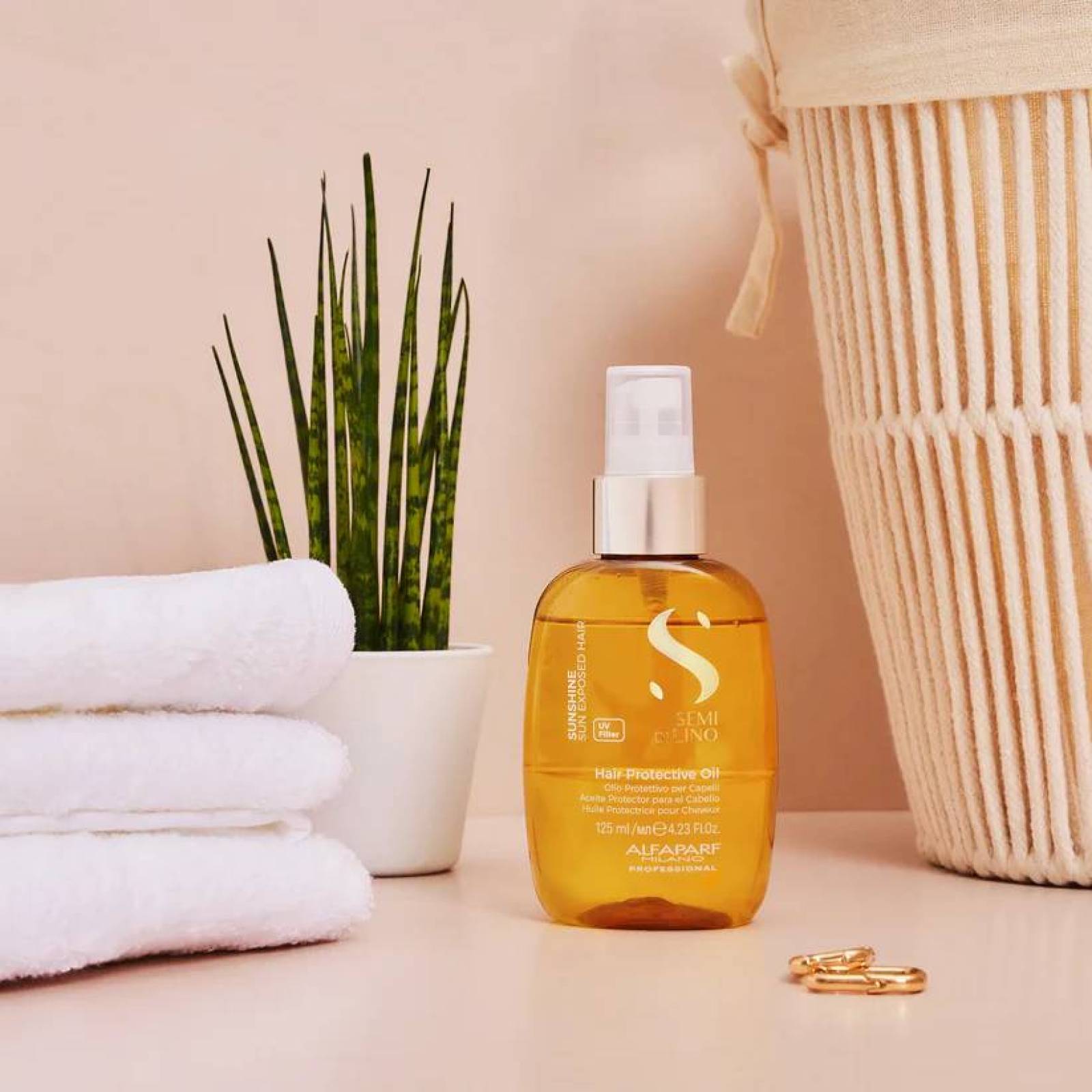 زيت حماية الشعر من السباحة والكلور والشمس