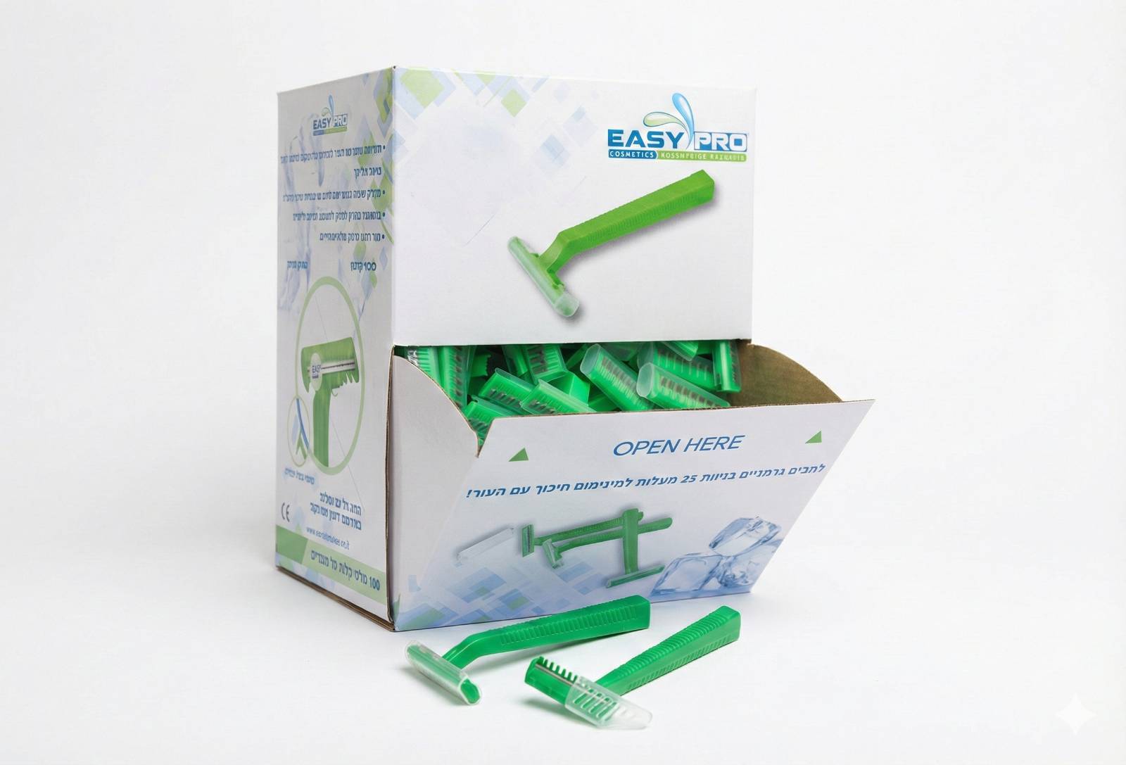 شفرات حلاقة للجسم مزدوجة ناعمة على البشرة